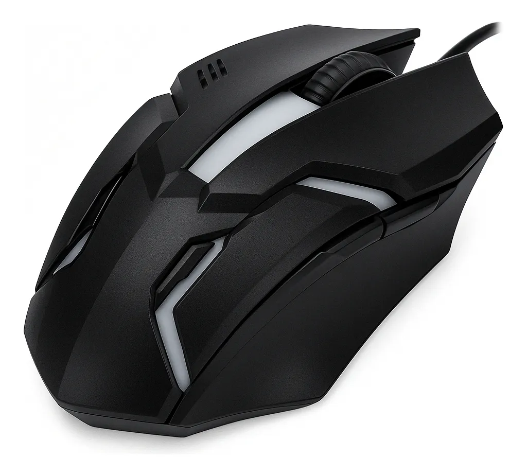 Mouse Óptico Philips Cable Gamer Luz Led 1200dp
